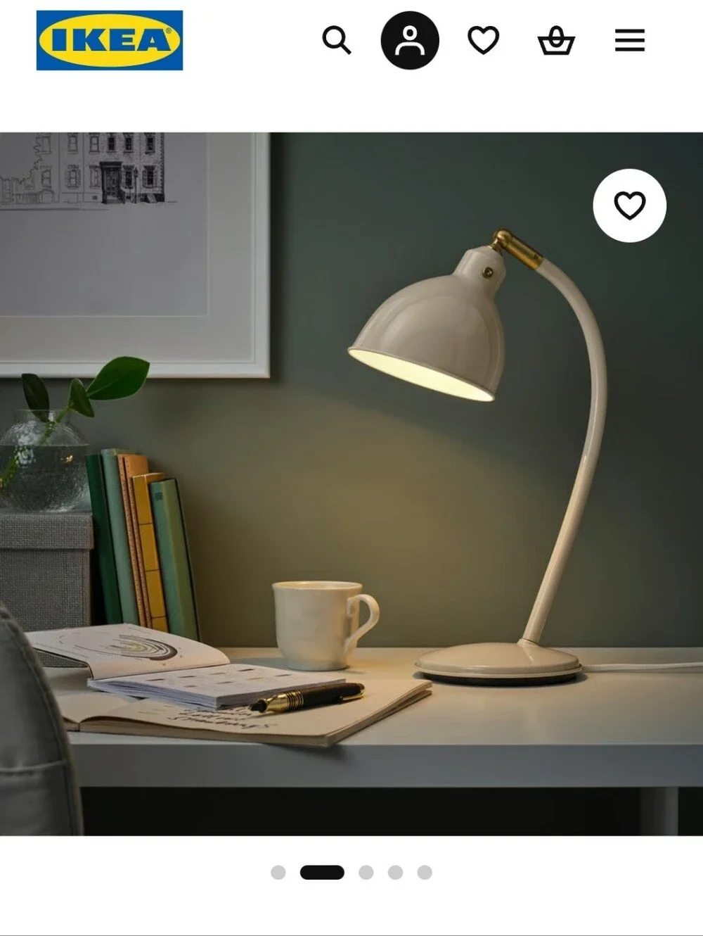 IKEA RÖDFLIK Desk Lamp